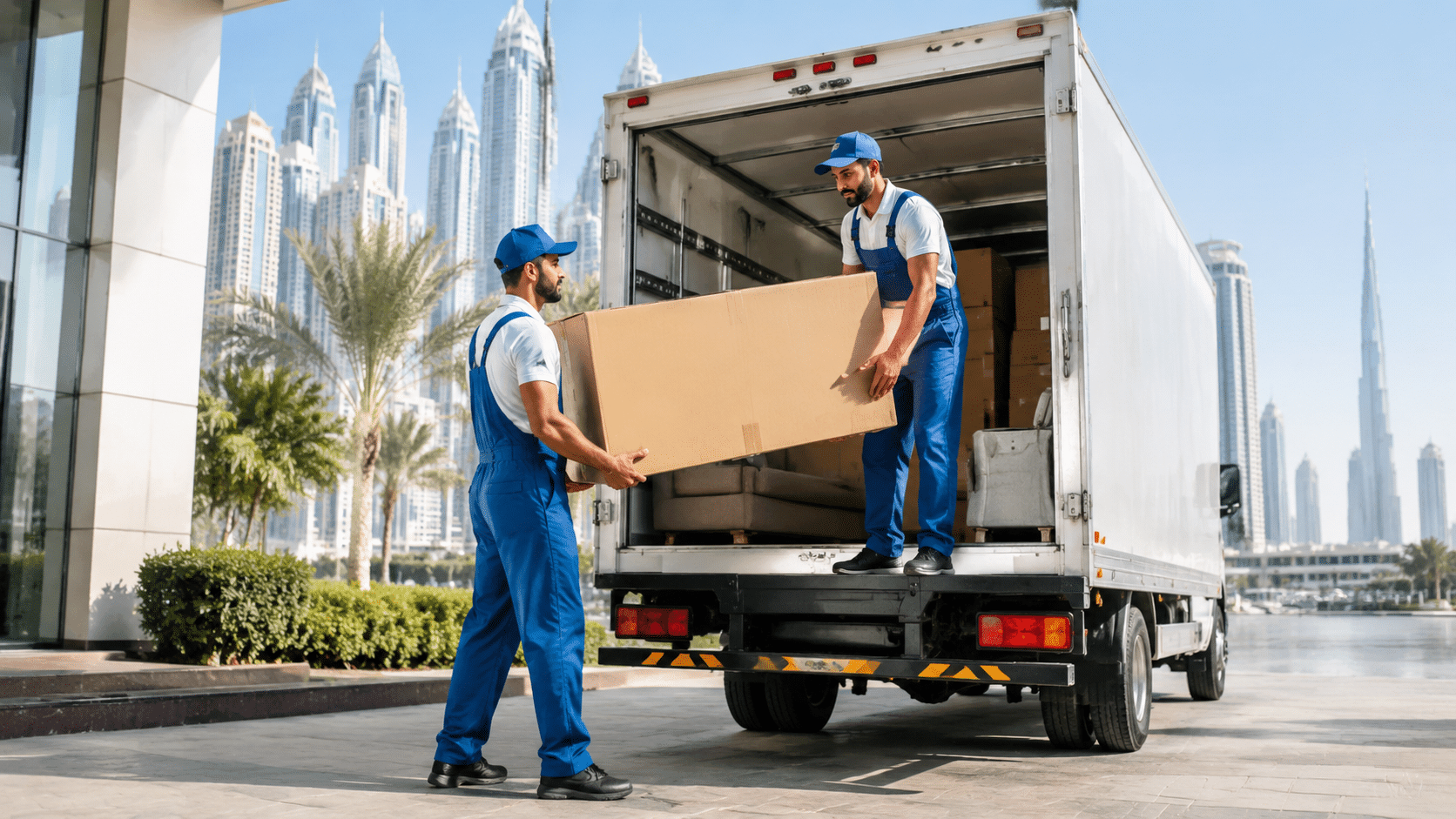 pickup truck moving